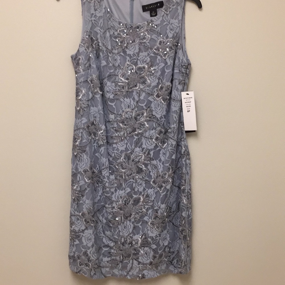 Scarlett beaded formal wedding party dress size 8P